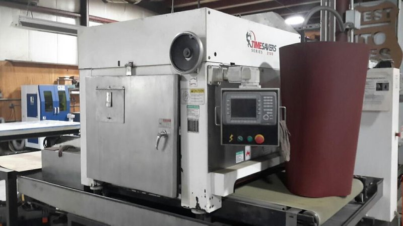 37" TIMESAVER - 3100 Series LYNX “Wet” Combination Belt/Brush Finishing Machine, Model 3121-13-04