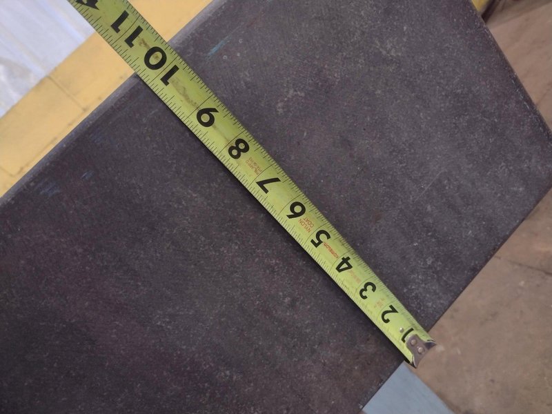 8' X 4' X 10" CHALLENGE PRECISION LAYOUT INSPECTION GRANITE TABLE: STOCK #23809