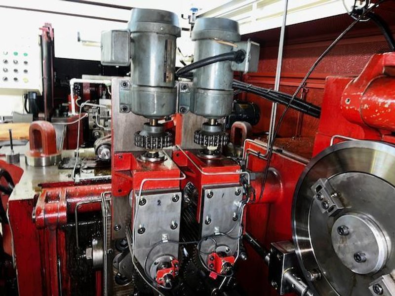 Asahi Okuma Model AOT-16B Two Die Two Blow Heading Machine