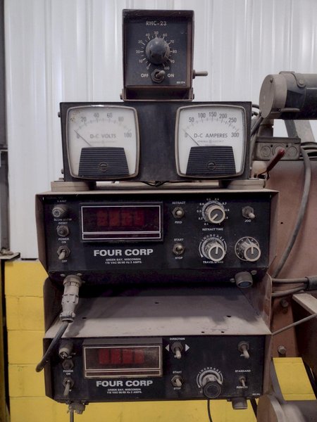 48" FOUR-CORP MODEL #PH-100-36 LONGITUDINAL SEAM WELDER: STOCK #15866