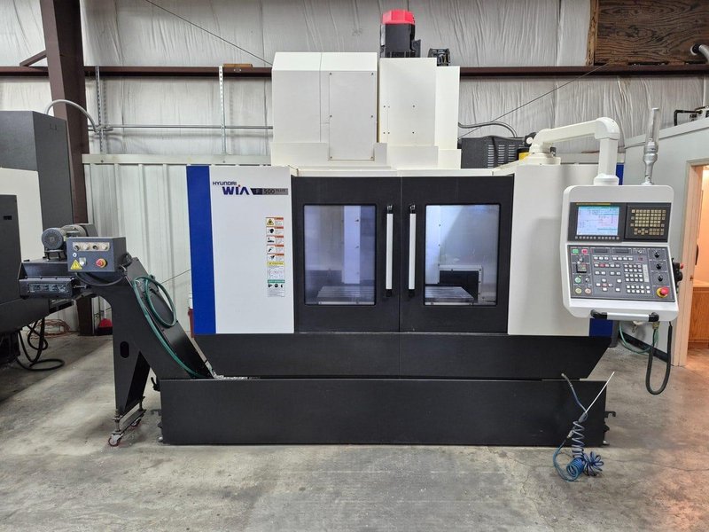 Hyundai Wia F500 Plus CNC Vertical Machining Center, 2016 – Fanuc Control, 12,000 RPM