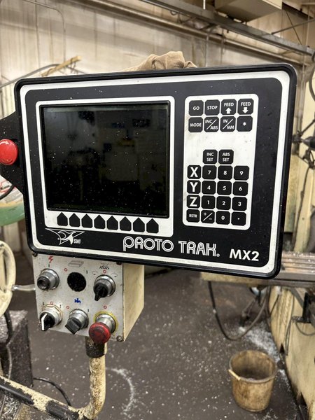 3 HP SANTEC RB-10 PROTO TRAK MX2 CNC VERTICAL MILL. STOCK # 0641623