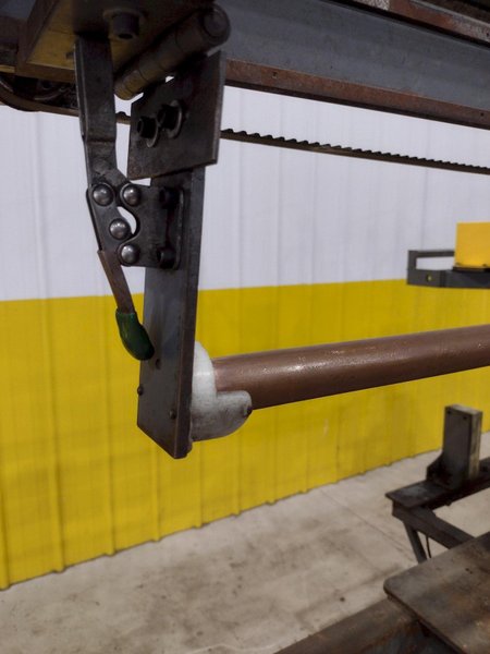 48" LONGUTUDINAL SEAM WELDER WITH ROMAN WELDER &amp; ENTRON CONTROLS: STOCK #21743