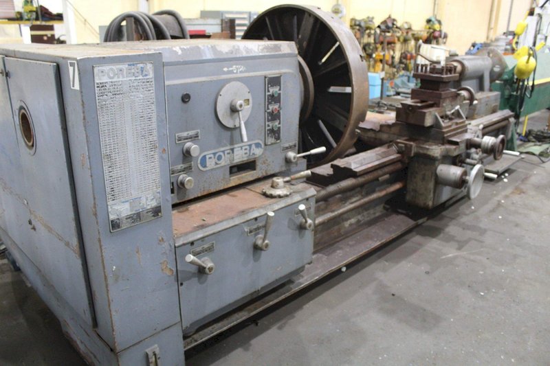 39" X 96" POREBA  GAP BED ENGINE LATHE: STOCK #71534