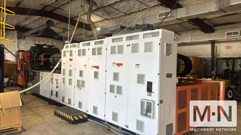 770 TON 1403 OZ CHEN HSONG MODEL SM700-TP-SVP/2 INJECTION MOLDING MACHINE MFG 2024