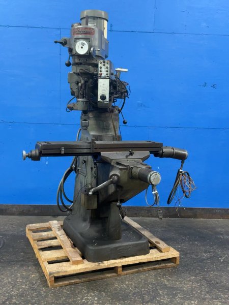 Bridgeport 42” X 9” Vertical Mill