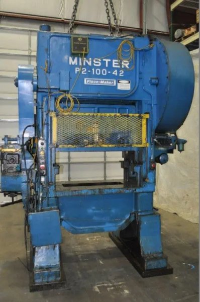 MINSTER 100 TON SSDC PRESS, STOCK# 13612J