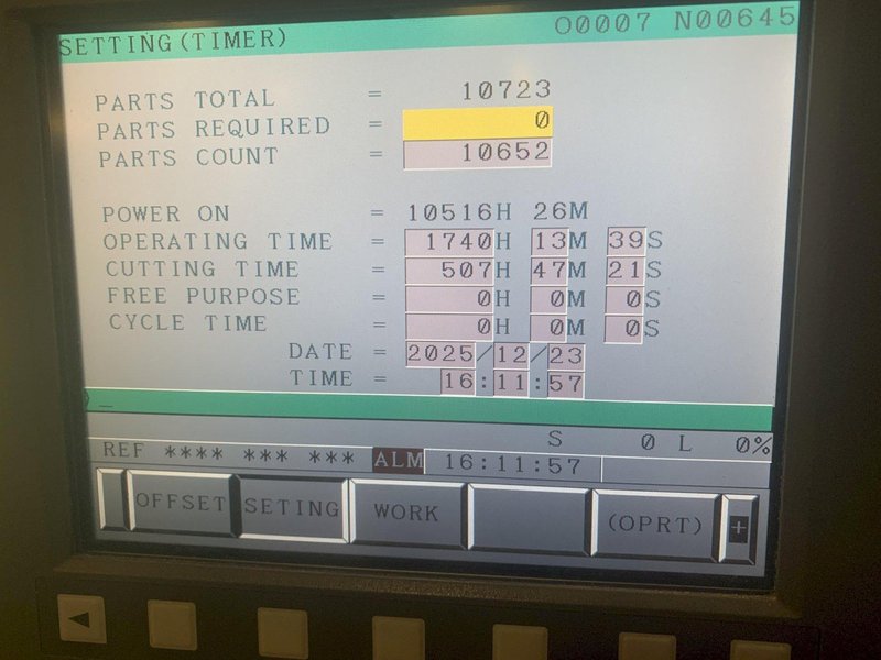 Hwacheon Model Cutex-160 CNC Turning Center, New 2007, Low Hrs!