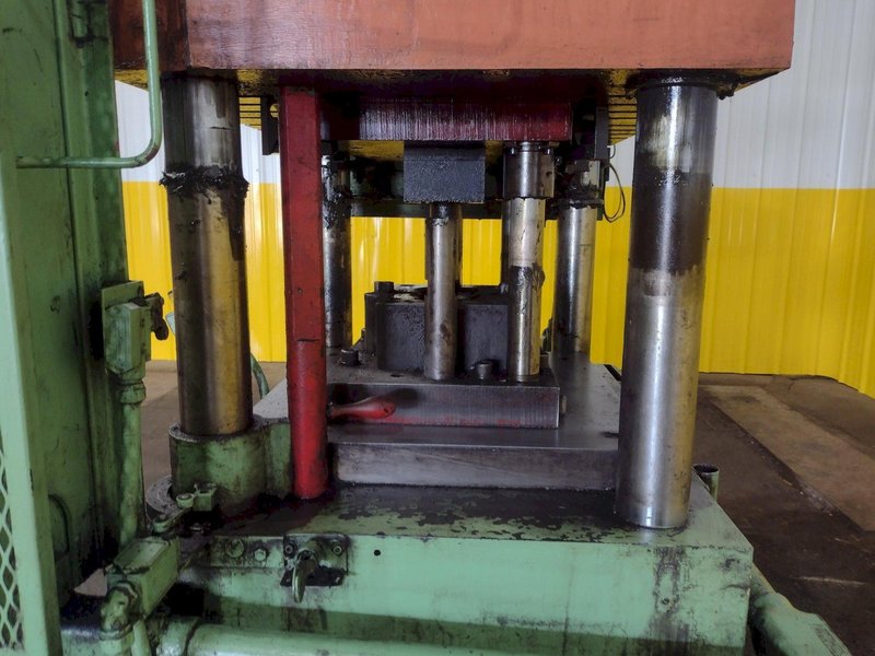 125 TON RODGERS MODEL MD125-2629A-WE 4-POST HYDRAULIC PRESS 18" STROKE: STOCK #11411