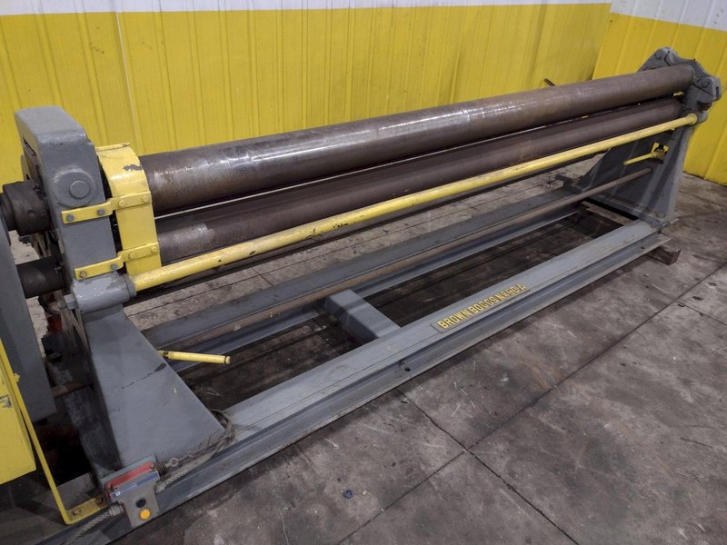 10' X 12 GA BROWN &amp; BOGGS MODEL #90-A INITIAL PINCH BENDING ROLL: YOBRO #24377