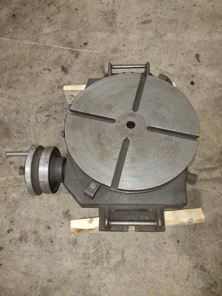 15" BRIDGEPORT MODEL #15 ROTARY TABLE: STOCK 22437