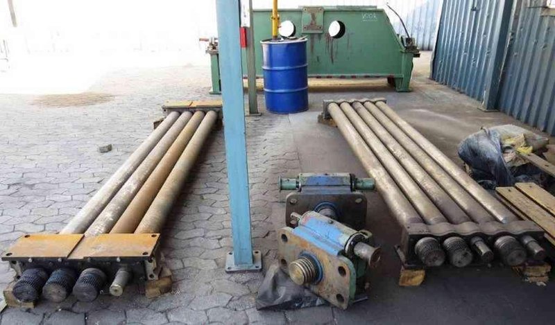 96" x 0.550" x 60,000# Delta Cut To Length Line STOCK #3200