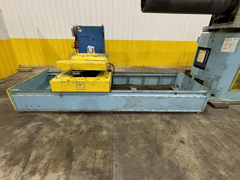 20,000 LBS X 60" ASC MODEL 20/25W DOUBLE END POWERED UNCOILER WITH ASC 30M COIL CAR. STOCK # 0234725
