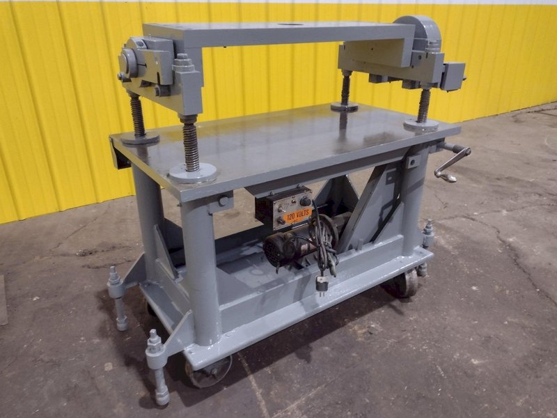 2500 LBS X 42" MACHINE TOOL CORP (MTC) MODEL #E3548 DIE HANDLER / FLIPPER MACHINE: STOCK #19569