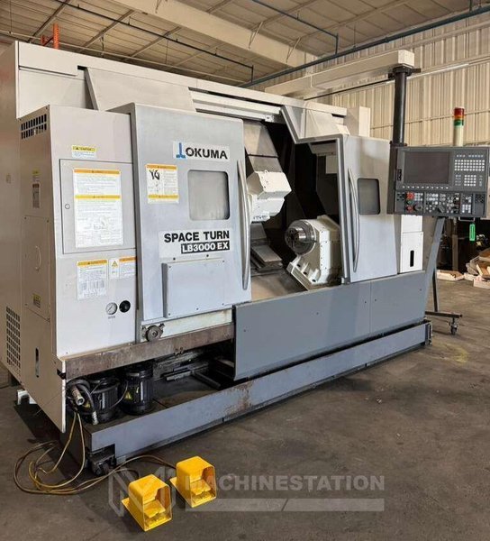 Okuma Space Turn LB3000EX-MYW 800 Multi Axis CNC Turning Center – Lathe