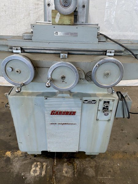 6" X 18" GARDNER MODEL 618 SURFACE GRINDER. STOCK # 0735722