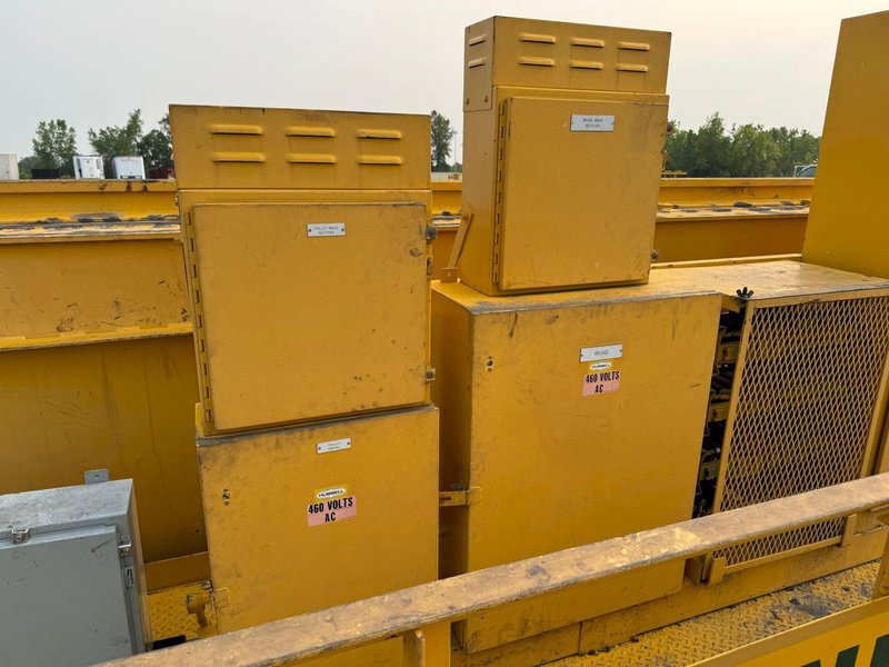 75 TON X 57' SPAN CRANE MFG OVERHEAD BRIDGE CRANE. STOCK  # 0790324
