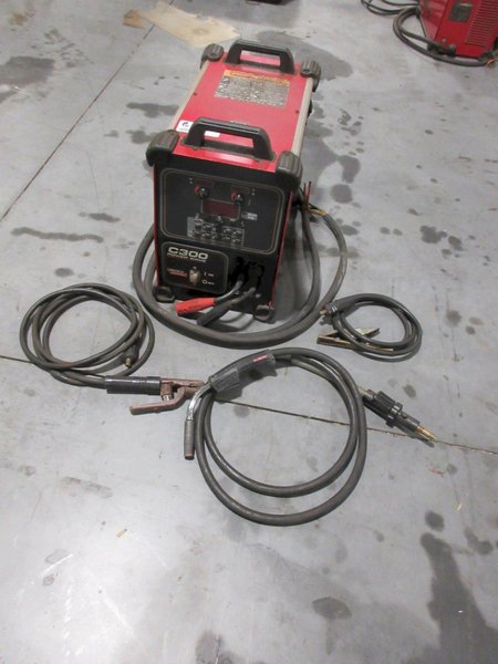 Lincoln Electric Power Wave C300 multi-process power source with an integrated wire feeder- Auction Item