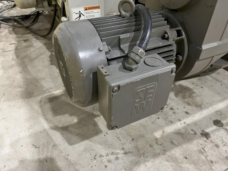 52"  X 40 HP TIMESAVER MODEL #252-301C 3 HEAD BELT GRINDER SANDER, 1997: STOCK #20032