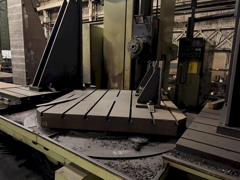 5" KURAKI KBT-13CDXA CNC HORIZONTAL BORING MILL WITH BUILT IN ROTARY. STOCK # 0984926