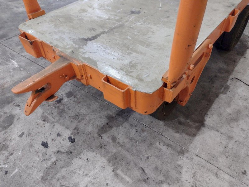 (2) 72" X 36" A STREICH &amp; BROS HEAVY DUTY FLAT BED TOW CARTS: STOCK #23688