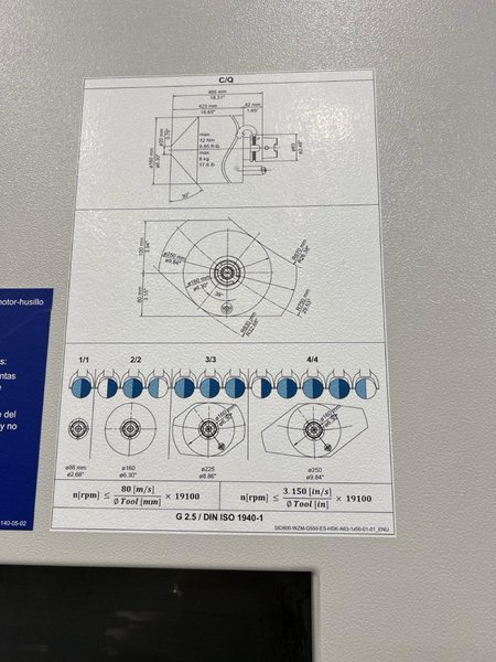 Grob G550 5-Axis HMC, 2017 – Renishaw Probe, Mist Collector