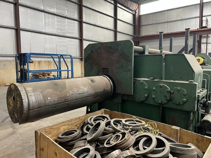 48" x .312" x 30,000# Loopco Slitting Line w/3 Heads Stock # 14255