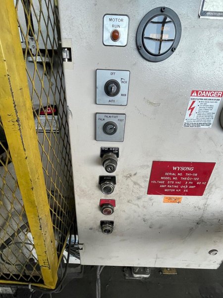 100 TON X 10' WYSONG HYDRAULIC PRESS BRAKE: STOCK #76648