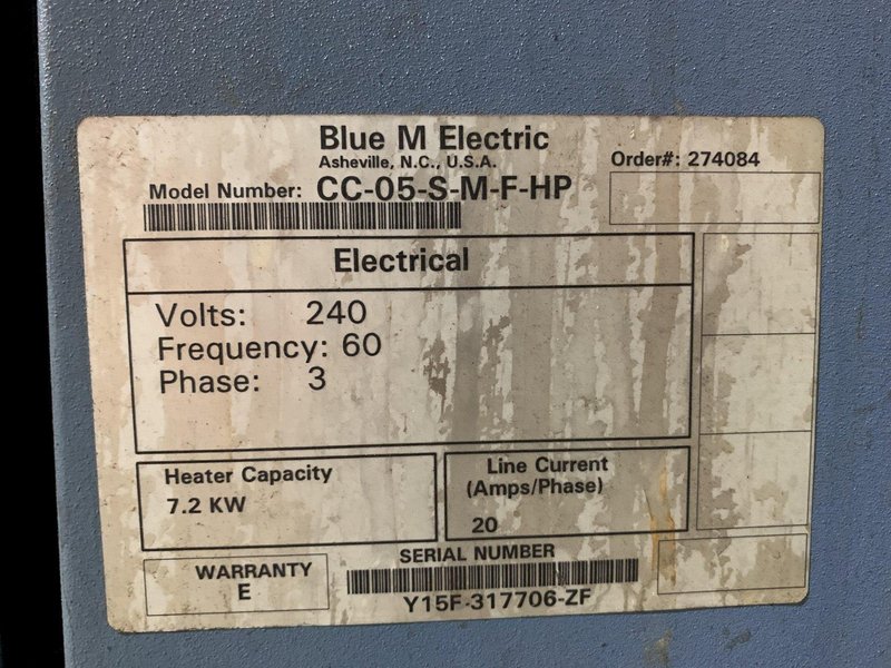 Blue M Batch Oven