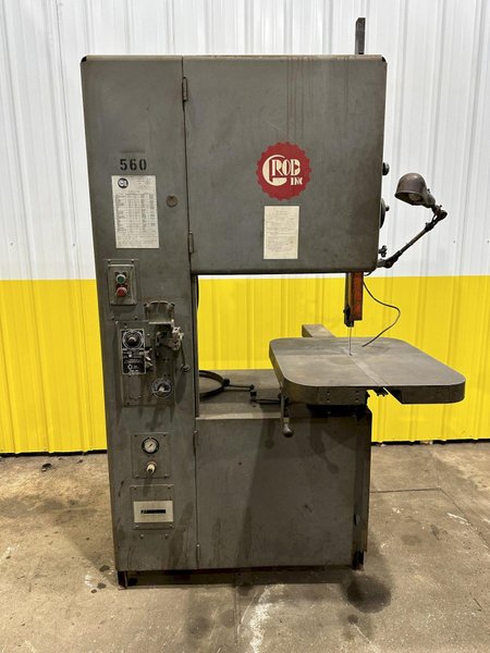 24" GROB MODEL 4V-24 VERTICAL BAND SAW: STOCK #18663
