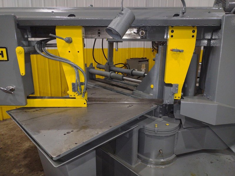 18" X 27" HYDMECH MODEL #S25-A HORIZONTAL SWIVEL MITER AUTOMATIC BAND SAW: YOBRO #25047
