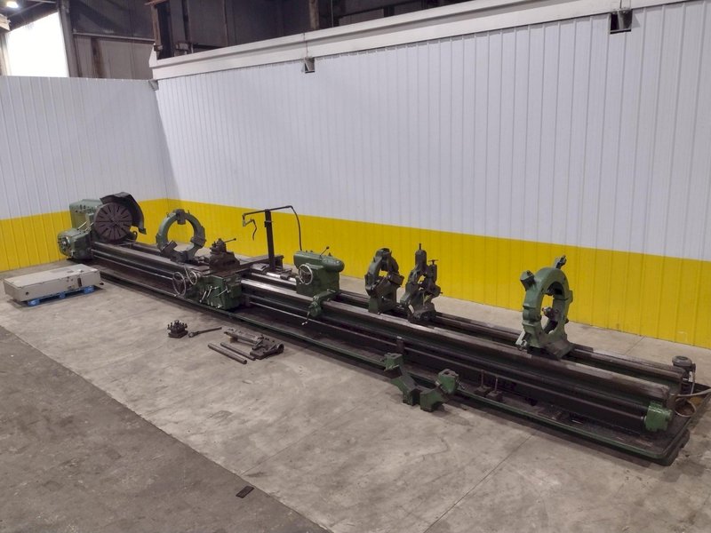 40" X 420" /35' AMERICAN MODEL H HEAVY PATTERN ENGINE LATHE, 2-7/8" HOLE: STOCK #22746