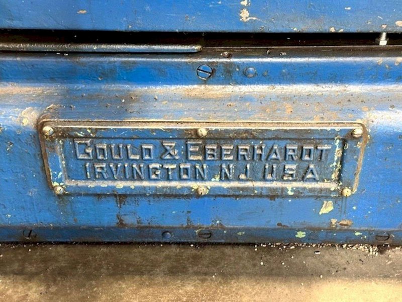 72" GOULD &amp; EBERHARDT MODEL #72H VERTICAL GEAR HOBBER: STOCK #21263