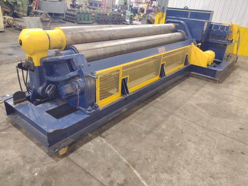 12' X 1/2" WEBB MODEL #9L-1312 3 ROLL INITIAL PINCH PLATE ROLL : YOBRO #24943
