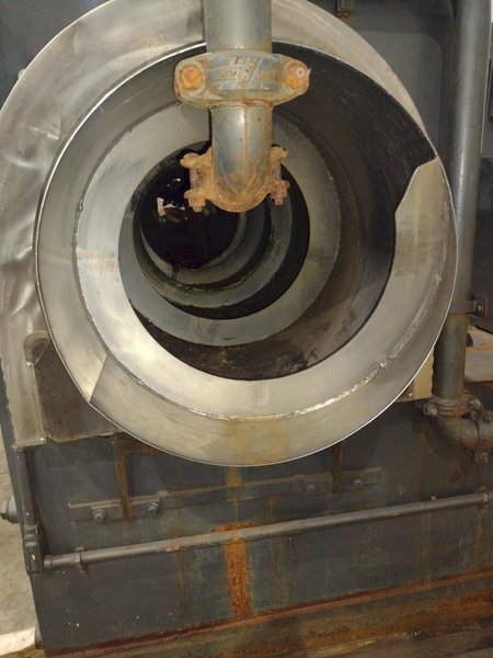 24" HURRICANE MODEL 250 2 STAGE ROTARY DRUM ELECTRIC HEAT STAINLESS STEEL PARTS WASHER: STOCK #13539