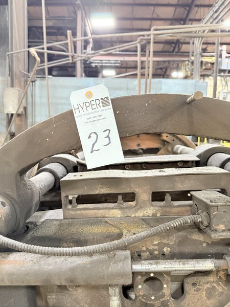 Shalco model u180 shell core machine with gun drilled heater plates, parts machine (no sand feed hopper)