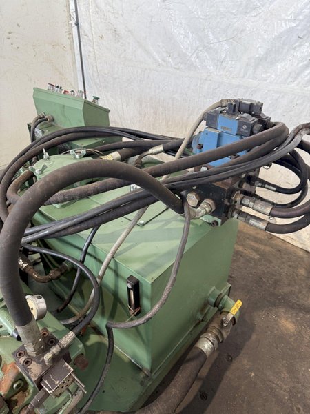 150 TON FRANKLIN MANUFACTURING C FRAME HYDRAULIC WEB PUNCH. STOCK # 0666125
