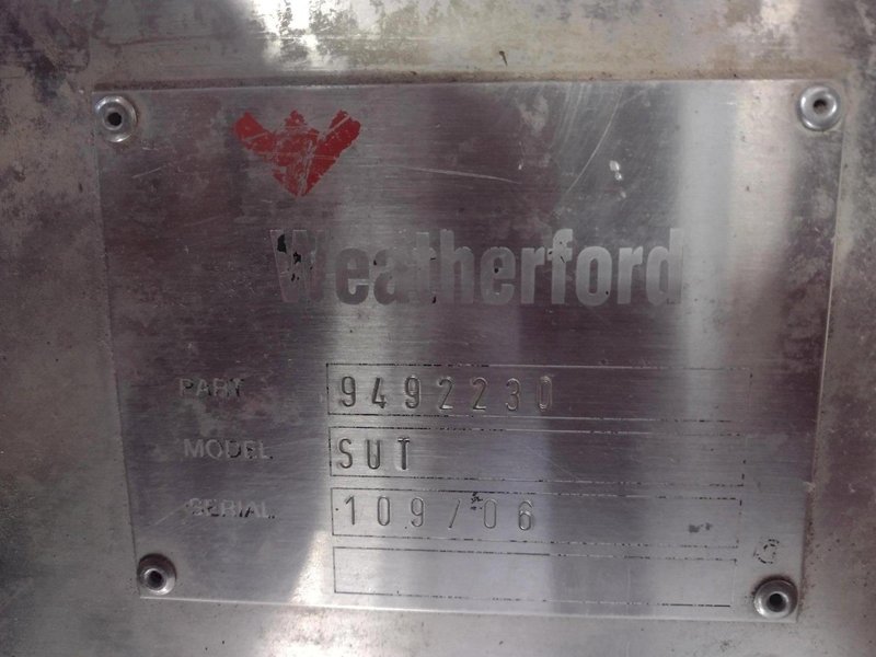 10" WEATHERFORD MODEL "SUT" PORTABLE PIPE HYDRDAULIC BREAK-OUT &amp; BUCKING MACHINE: STOCK #18037