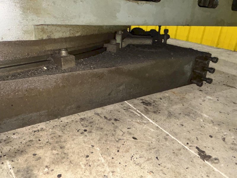 96" X 120" GIDDINGS &amp; LEWIS T SLOT POWERED AIR LIFT ROTARY TABLE: STOCK #22066