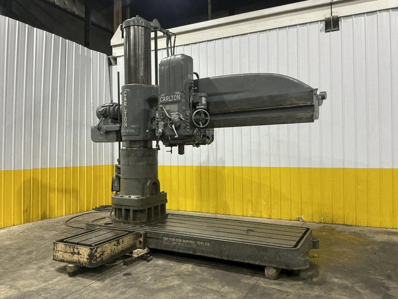 8' X 19" CARLTON MODEL #4A RADIAL ARM DRILL: YOBRO #25902
