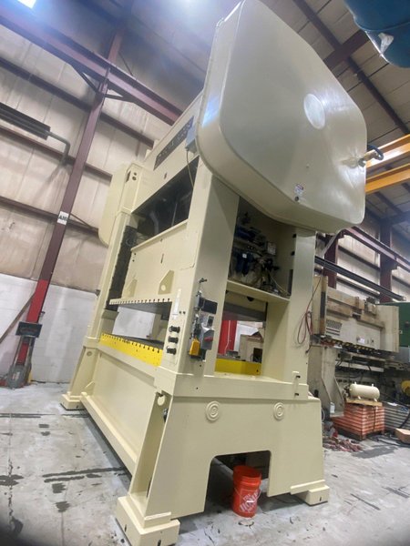 400 ton Brown Boggs Model SS2-400-120-60 Used Straight Side Mechanical Press, 100% Rebuilt! Work Fully Completed