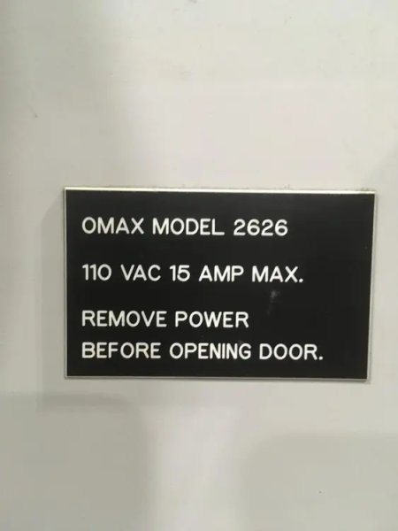 2002 OMAX 2626 | Waterjet Cutters