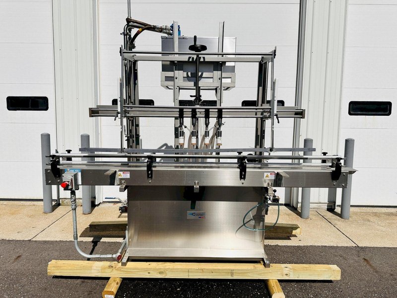 Cozzoli IFLM Four Headed Filler ||  Inline Fill-To-Level  ||  Manual Filler