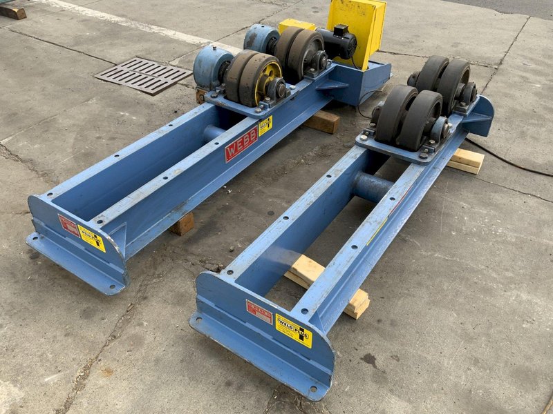 10 TON WEBB MODEL T-18 TANK TURNING ROLLS: STOCK #81377