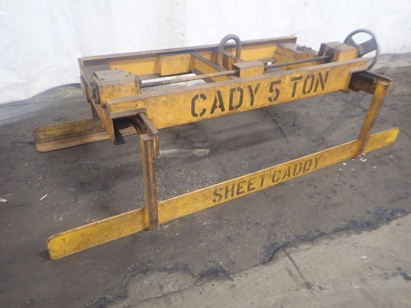 5 TON (10,000 LBS) x 96" x 14-48" WIDE CADY ADJUSTABLE SHEET LIFTER STOCK # 3180