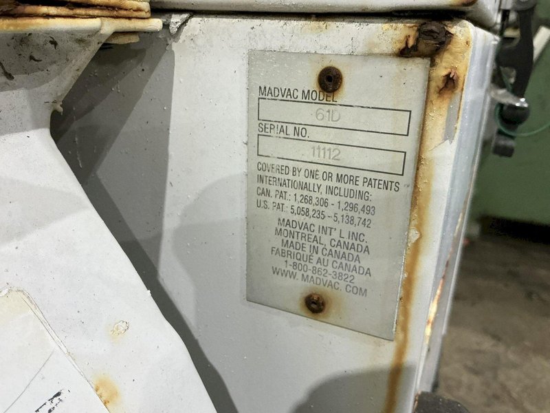 MADVAC MODEL 61-D LITTER &amp; DEBRIS VACUUM: YOBRO #24863