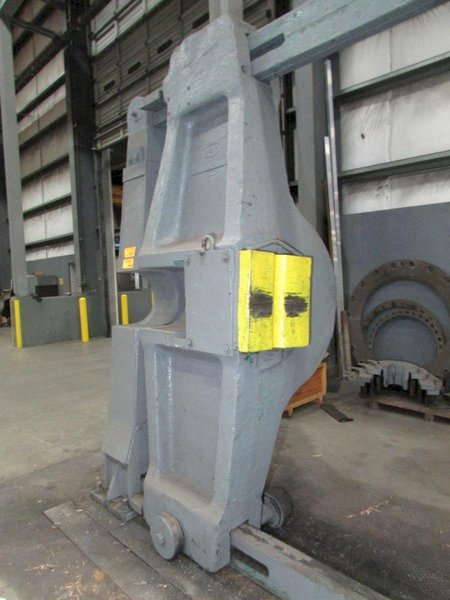 300 TON NILES-BEMENT HYDRAULIC HORIZONTAL WHEEL PRESS. STOCK # 0311123