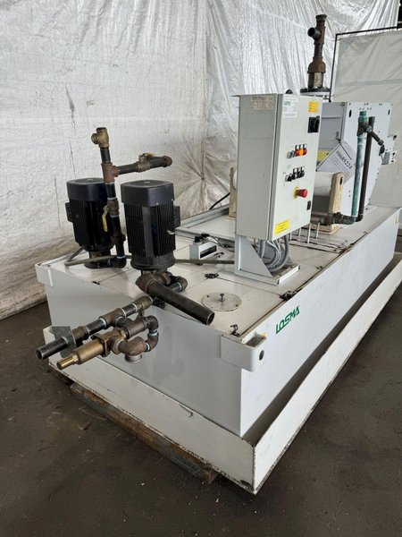 24" LOSMA MASTER MEDI-600 PAPER BAND COOLANT FILTRATION SYSTEM. (NEW IN 2013) STOCK # 0685224