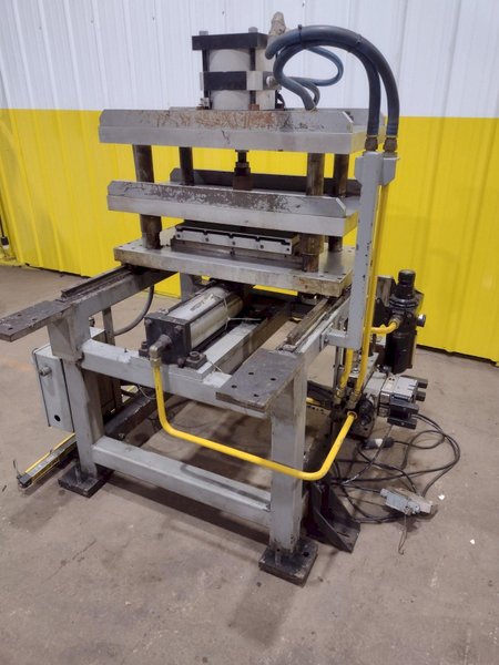 22" PNEUMATIC CUTOFF SHEAR &amp; PRESS WITH ACCELERATOR: STOCK #19539