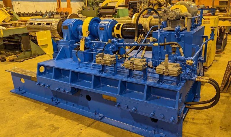 32" x 5.00" x 10,000# Stamco Slitting Line STOCK#3221